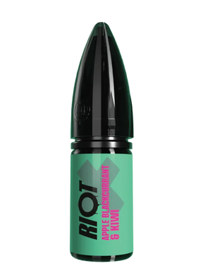 RIOT X APPLE BLACKCURRANT & KIWI 10ML NIC SALT E-LIQUID - Super E-cig