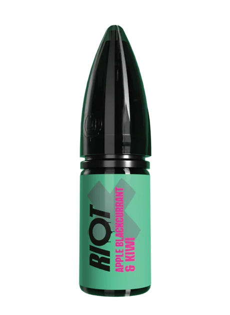 RIOT X APPLE BLACKCURRANT & KIWI 10ML NIC SALT E-LIQUID - Super E-cig