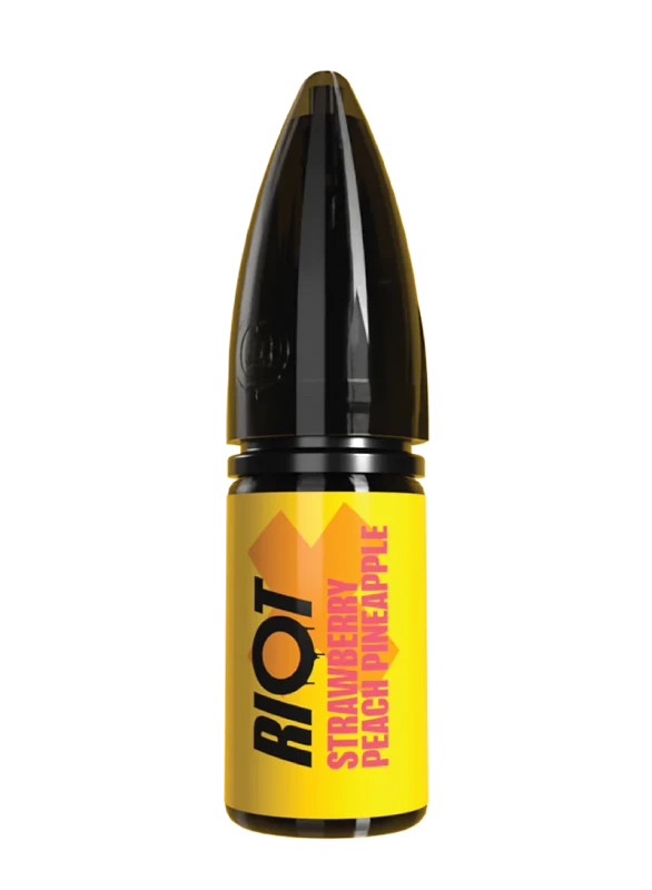 RIOT X STRAWBERRY PEACH PINEAPPLE 10ML NIC SALT E-LIQUID - Super E-cig