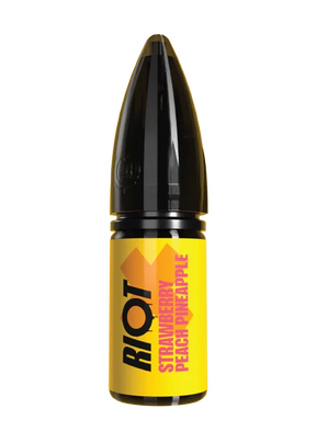 RIOT X STRAWBERRY PEACH PINEAPPLE 10ML NIC SALT E-LIQUID - Super E-cig