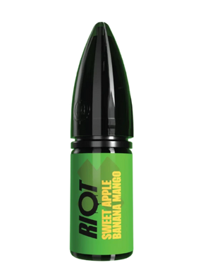RIOT X SWEET APPLE BANANA MANGO 10ML NIC SALT E-LIQUID - Super E-cig