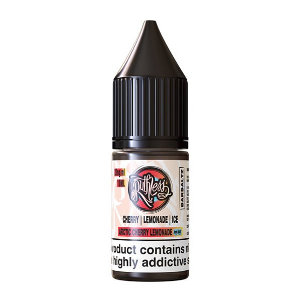 RUTHLESS BAR SALTZ ARCTIC CHERRY LEMONADE ON ICE 10ML NIC SALT E - LIQUID - Super E - cig