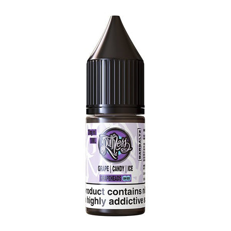 RUTHLESS BAR SALTZ GRAPEHEADS ON ICE 10ML NIC SALT E - LIQUID - Super E - cig