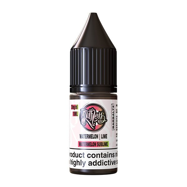 RUTHLESS BAR SALTZ WATERMELON SUBLIME 10ML NIC SALT E - LIQUID - Super E - cig