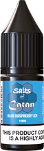 SALTS OF CATAN - 10ML BLUE RASPBERRY ICE NIC SALT E LIQUID - Super E-cig