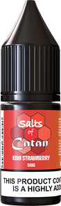 SALTS OF CATAN - 10ML KIWI STRAWBERRY NIC SALT E LIQUID - Super E-cig