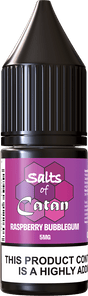 SALTS OF CATAN - 10ML RASPBERRY BUBBLEGUM NIC SALT E LIQUID - Super E-cig