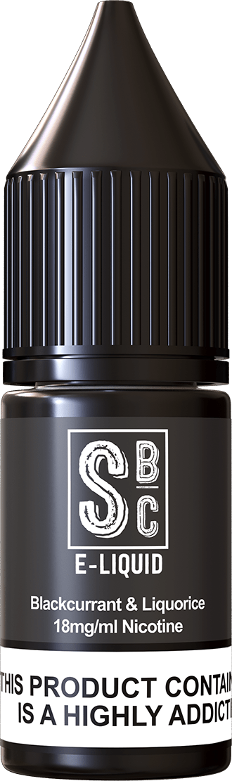 SBC - 10ML BLACKCURRANT LIQUORICE E LIQUID - Super E-cig