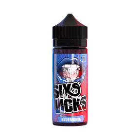 SIX LICKS - 100ML BLUEMONIA 0MG SHORTFILL E LIQUID - Super E-cig