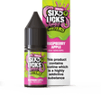 SIX LICKS - 10ML TONGUE TWISTERS RASPBERRY APPLE NIC SALT E LIQUID - Super E-cig