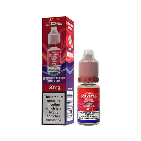 SKE CRYSTAL ORIGINAL BLUEBERRY CHERRY CRANBERRY 10ML NIC SALT E - LIQUID - Super E - cig