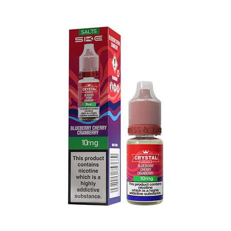 SKE CRYSTAL ORIGINAL BLUEBERRY CHERRY CRANBERRY 10ML NIC SALT E - LIQUID - Super E - cig
