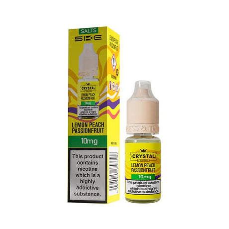 SKE CRYSTAL ORIGINAL LEMON PEACH PASSION FRUIT 10ML NIC SALT E - LIQUID - Super E - cig