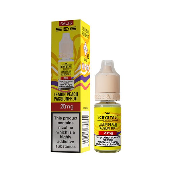 SKE CRYSTAL ORIGINAL LEMON PEACH PASSION FRUIT 10ML NIC SALT E - LIQUID - Super E - cig
