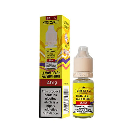 SKE CRYSTAL ORIGINAL LEMON PEACH PASSION FRUIT 10ML NIC SALT E - LIQUID - Super E - cig