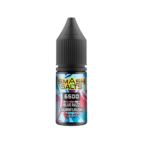 SMASH SALTS BLUE RAZZ GUMMY RUSH 10ML NIC SALT E - LIQUID - Super E - cig