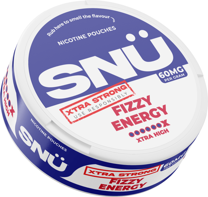 SNÜ NICOTINE POUCHES 20 PACK - FIZZY ENERGY