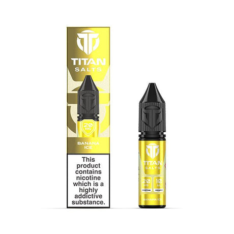 TITAN BANANA ICE 10ML NIC SALT E - LIQUID - Super E - cig