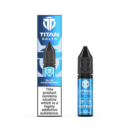 TITAN BLUE RASPBERRY 10ML NIC SALT E - LIQUID - Super E - cig