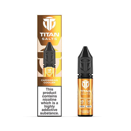 TITAN CARRIBEAN COOLER 10ML NIC SALT E - LIQUID - Super E - cig