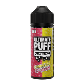 ULTIMATE PUFF - 100ML CANDY DROP LEMONADE & CHERRY 0MG SHORTFILL E LIQUID - Super E-cig