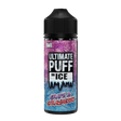 ULTIMATE PUFF - 100ML ON ICE GRAPE & STRAWBERRY 0MG SHORTFILL E LIQUID - Super E-cig