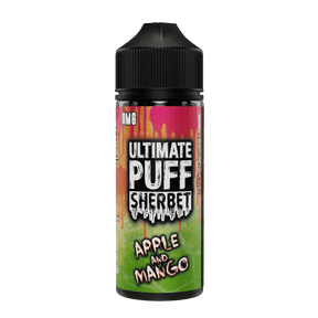 ULTIMATE PUFF - 100ML SHERBET APPLE MANGO 0MG SHORTFILL E LIQUID - Super E-cig