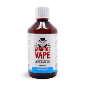 VAMPIRE VAPE - 500ML BASE MIX 70/30 (VG/PG) - Super E-cig