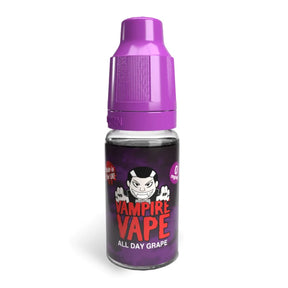 VAMPIRE VAPE ALL DAY GRAPE 10ML E-LIQUID - 3MG