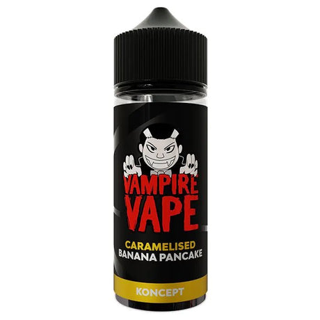 VAMPIRE VAPE KONCEPT CARAMELISED BANANA PANCAKE 100ML SHORTFILL E - LIQUID - Super E - cig