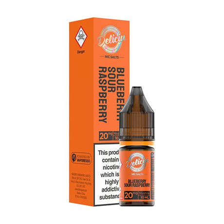 VAPORESSO DELICIU BLUEBERRY SOUR RASPBERRY 10ML NIC SALT E - LIQUID - Super E - cig