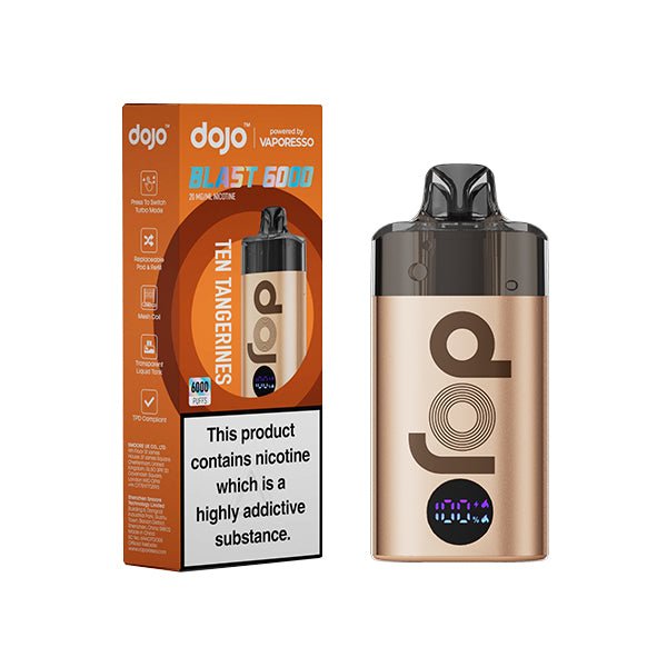 VAPORESSO DOJO BLAST 6000 DISPOSABLE VAPE - Super E - cig