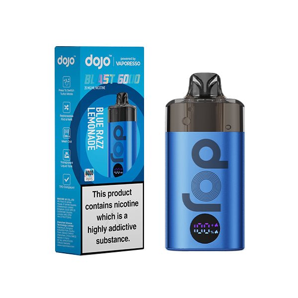 VAPORESSO DOJO BLAST 6000 DISPOSABLE VAPE - Super E - cig