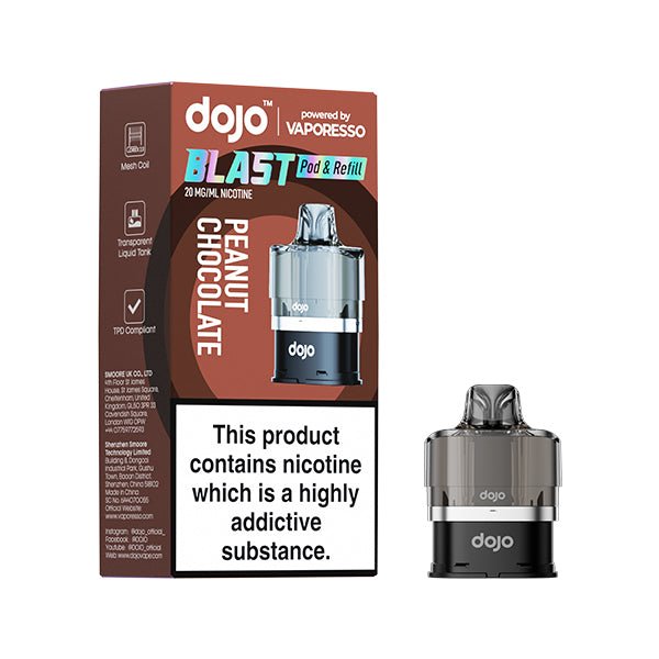 VAPORESSO DOJO BLAST 6000 PRE FILLED POD - Super E - cig