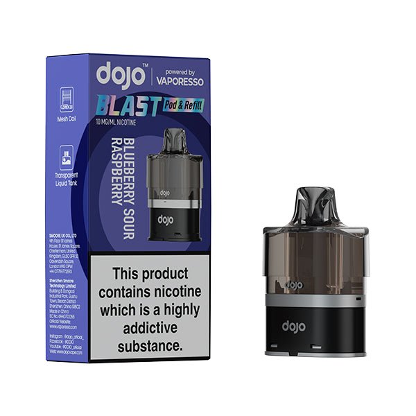 VAPORESSO DOJO BLAST 6000 PRE FILLED POD - Super E - cig