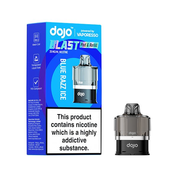 VAPORESSO DOJO BLAST 6000 PRE FILLED POD - Super E - cig