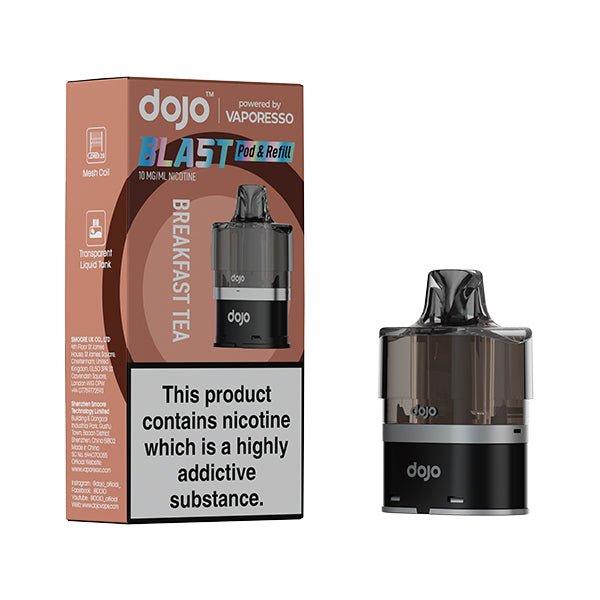 VAPORESSO DOJO BLAST 6000 PRE FILLED POD - Super E - cig