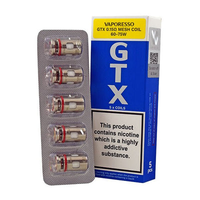 VAPORESSO - GTX REPLACEMENT COIL 5 PACK - Super E-cig