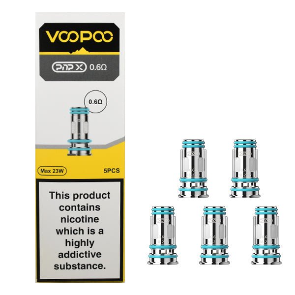 VOOPOO PnP X Coils 5 Pack | Replacement Mesh Coils for Drag & PnP X Devices Super E-cig VOOPOO PnP X Coils 5 Pack | Replacement Mesh Coils for Drag & PnP X Devices Super E-cig