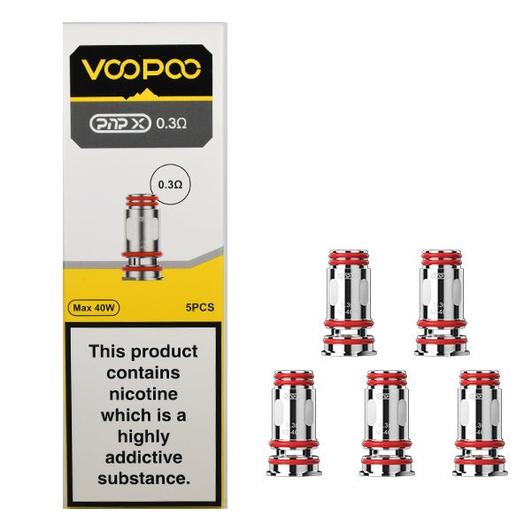 VOOPOO PnP X Coils 5 Pack | Replacement Mesh Coils for Drag & PnP X Devices Super E-cig VOOPOO PnP X Coils 5 Pack | Replacement Mesh Coils for Drag & PnP X Devices Super E-cig