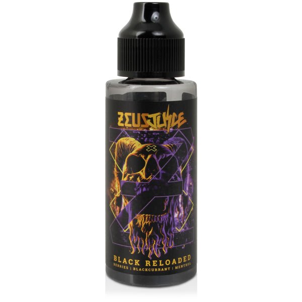 ZEUS JUICE - 100ML BLACK RELOADED 0MG SHORTFILL E LIQUID - Super E-cig