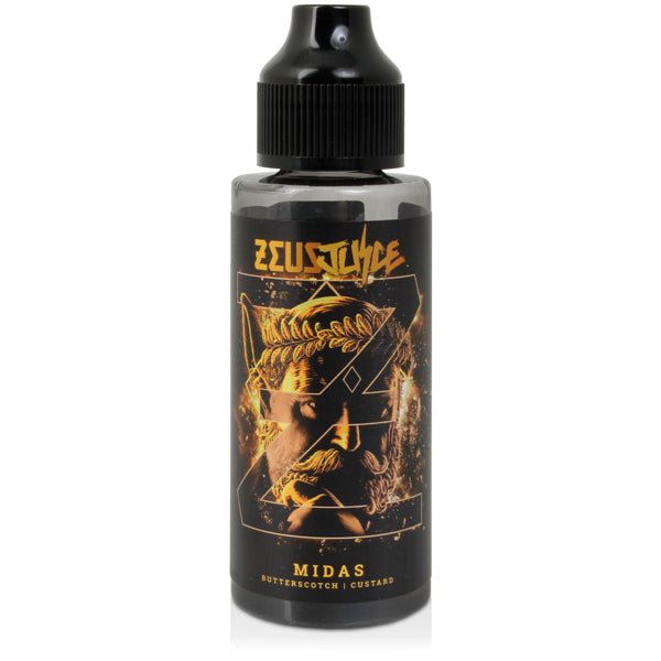 ZEUS JUICE - 100ML MIDAS 0MG SHORTFILL E LIQUID - Super E-cig