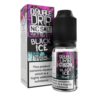 DOUBLE DRIP - 10ML BLACK ICE NIC SALT E LIQUID